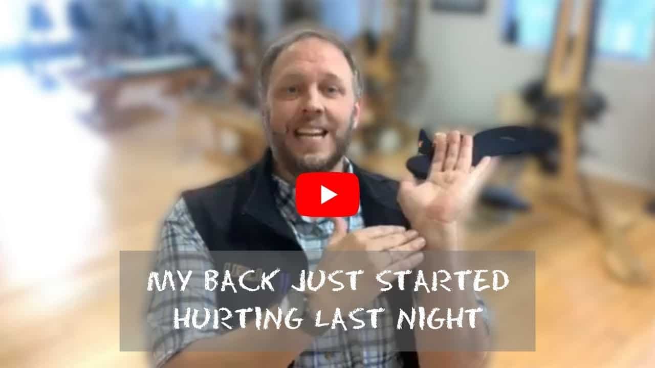Don't Just Rest While Having Back Pain! (BQ)